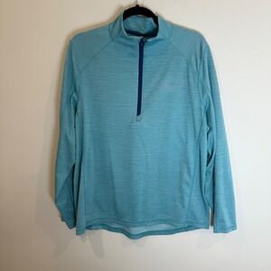 Vineyard Vines Performance 1/4 Zip Striped Pullover Long Sleeve Top Men's Size L